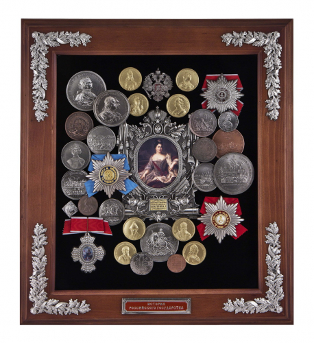 Ключница "Екатерина I" большая. 50х45х10 см.
